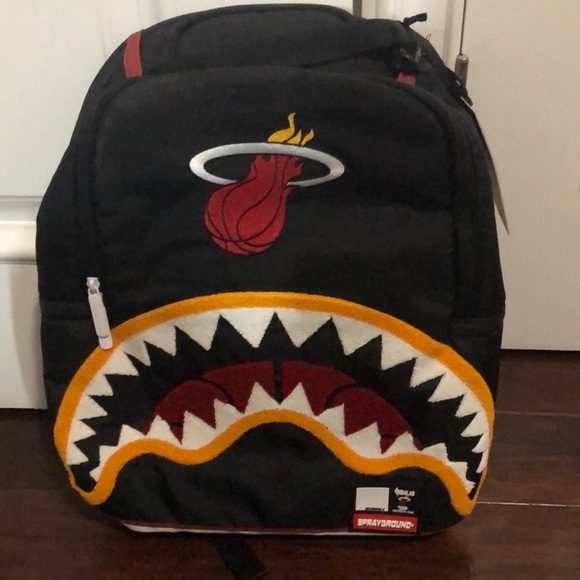 Miami Heat Shark Sprayground Backpack 